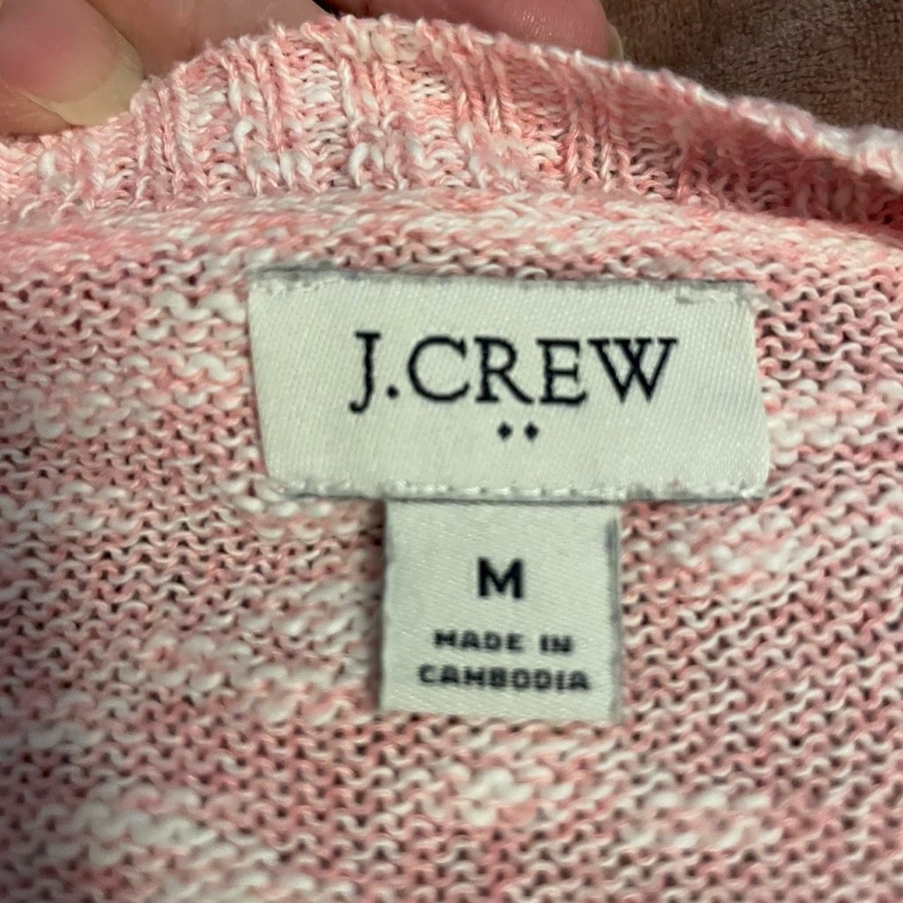 J. Crew Light Pink Crew Neck Sweater - Picture 2 of 3